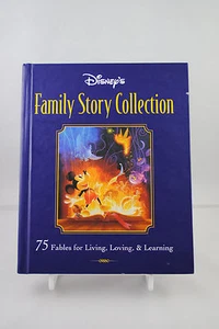 Disneys Family Story Collection Book 75 Fables Little Mermaid Lion King Bambi - Picture 1 of 10