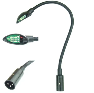 LED Mischpultlampe XLR 3-pol Schwanenhalslampe Flexilight Mixerlampe Minilight - Picture 1 of 5