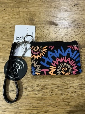 Monedero Robin Ruth Hawaii Multicolor Llavero Goma + Muñequera Sin Marca Foto 1 de 4