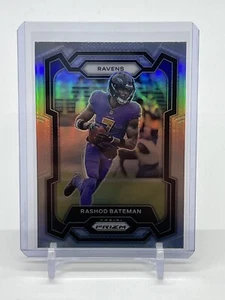2023 Panini Prizm Football Rashod Bateman True Silver Prizm Baltimore Ravens SP - Picture 1 of 2