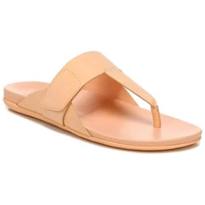 Naturalizer Women Thong Flip Flop Sandal Genn-Twirl Sz US 8M Soft Peach Orange - Picture 1 of 5