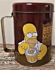 Homer Simpson Beer Money Collection Tin Money Box Mug