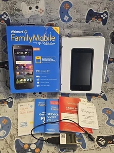 ZTE ZFive G LTE - 8 GB - Black - Walmart Family Mobile - PREPAID OPEN BOX - Picture 1 of 10