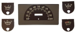 1940 Ford Standard original type gauge face set NEW   01A-17255-A - Picture 1 of 1