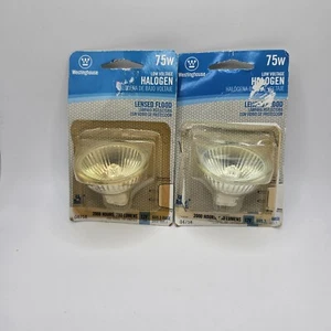 Westinghouse 12 Volt 75 Watt Flood Light Bulbs GU5.3 Base 3050K 780 Lumens Lot 2 - Picture 1 of 6