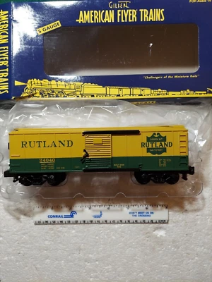 AMERICAN FLYER #6-48268 RUTLAND BOX CAR 2008 TCA CONVENTION - Image 1 of 4