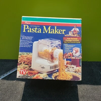 Popeil pasta maker p400 in original box and styrofoam packing - Image 1 of 3
