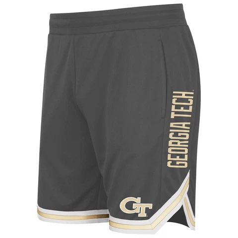 Men's Colosseum Charcoal Georgia Tech Yellow Jackets Continuity Shorts Cover