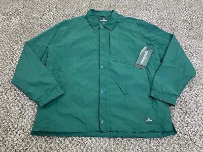 Chaqueta cortavientos Wolverine exterior cremallera completa a presión grande para hombre W1209330 verde $98 Foto 1 de 4