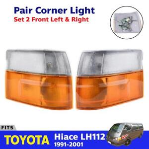 Corner Light LH+RH Fits Toyota Hiace Van LH10 Commuter Regius Jinbei Van 1989-05