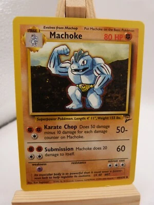 Pokemon Uncommon Card : Machoke  49/130 (Base Set 2) - Image 1 of 4