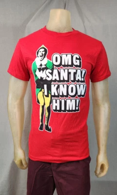 Camiseta Top Ripple Junction Buddy Elf Navidad OMG Santa PEQUEÑA Crew NUEVA Foto 1 de 4