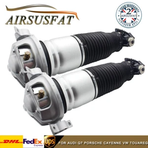 2pcs Rear Air Suspension Shock Struts Fit Audi Q7 Porsche Cayenne VW Touareg - Picture 1 of 7