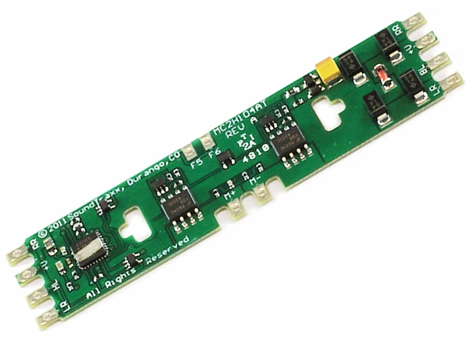 SoundTraxx 852002 | DCC Mobile Decoder MC2H104AT | HO Scale | Squeaky's Trains - Image 1 of 1