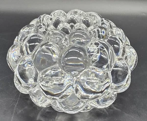 Orrefors Crystal Raspberry Bubble Anne Nilsson Votive Candle Holder Art Glass - Picture 1 of 4
