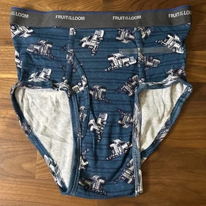 VINTAGE FRUIT OF THE LOOM Youth UNDERWEAR BRIEFS SZ XL (18-20) Semi Truck HTF - Picture 1 of 5