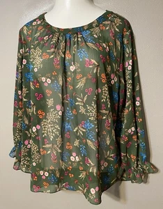 Gorgeous Marybelle Blouse ~ Sheer ~ 2X - Picture 1 of 2