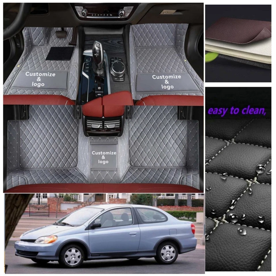 Fit Toyota Echo 2000-2011 Car Floor Mats Cargo Liner Carpets Handmade - Image 1 of 4