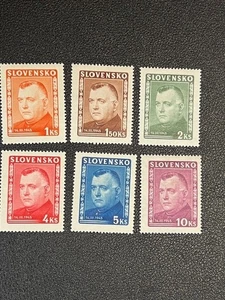 Slowakei Briefmarke (Deutsche Besetzung) 110-115 MH - Bild 1 von 1