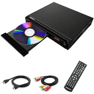 WISCENT HDMI DVD Player with Remote USB MIC Port Compact Region Free - Picture 1 of 11