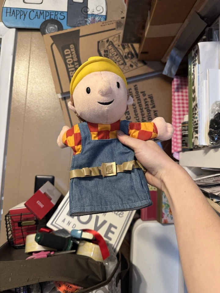 Bob The Builder Hand Puppet Plush You 2001 Hasbro - Image 1 of 1