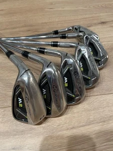 TaylorMade Iron Set [Leftie] M2 FLEX-S 6pcs P, 9, 8, 7, 6, 5 used - Picture 1 of 9