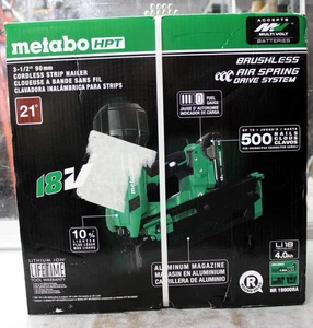 Metabo Akku-Streifennagler, 18V, 21 Grad, für 2 bis 3-1/2 Zoll Nägel Neu💥 - Bild 1 von 4