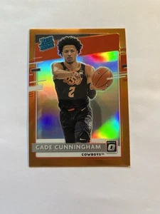 Cade Cunningham - Selecciones del draft de Panini Chronicles 2021-22 naranja #201 novato (RC) - Imagen 1 de 2