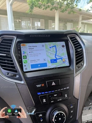 Radio estéreo GPS Android 13 para Hyundai Santa IX45 FE 2013-2018 Carplay Foto 1 de 4