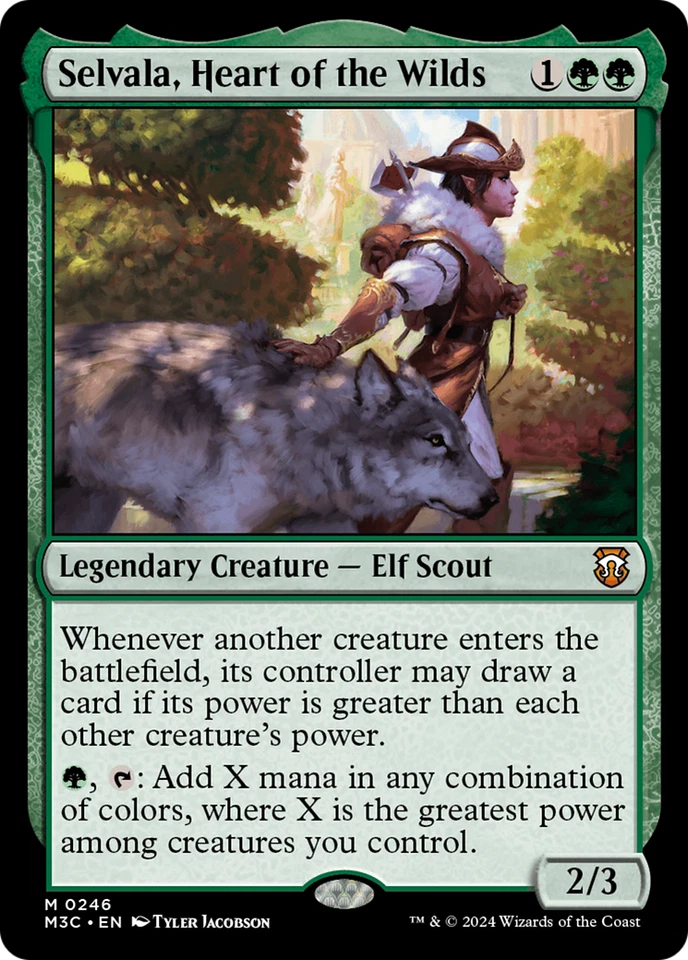 Selvala, Heart of the Wilds #246 (MP) Modern Horizons 3 M3C Magic MTG - Image 1 of 1