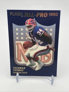 1992 Fleer All-Pro Thurman Thomas No. 8 von 24 Buffalo Bills HOF - Bild 1 von 3