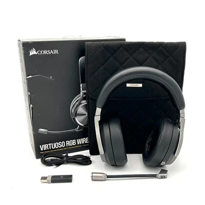 Corsair Virtuoso RGB Wireless SE Gaming Headset (Over-Ear) - Used - Image 1 of 4