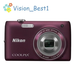 Nikon COOLPIX S4100 Digital Camera Light purple 14MP 5X Optical Zoom CCD Sensor - Picture 1 of 16