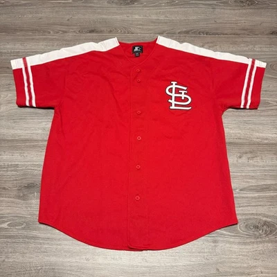 Camiseta deportiva cosida para hombre Mark McGwire #25 St. Louis Cardinals MLB talla 2XL roja Foto 1 de 4