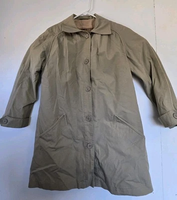VTG Mulberry Street Jacket Womens 8 Surplus Utility Green Cargo Gorpe Chore Y2K - Image 1 of 4