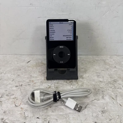 Apple iPod Classic 5 Gen 30GB Black A1136 MA146LL VERY CLEAN! | TESTED - Image 1 of 4