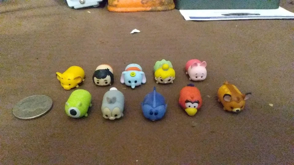 10 x Disney Tsum Tsum винил игрушка история лот маленький размер - Изображение 1 из 1