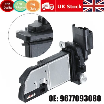 1PCS FOR CITROEN PEUGEOT 1.6 BLUE HDI MAF AIR MASS FLOW METER SENSOR 9677093080 - Image 1 of 4