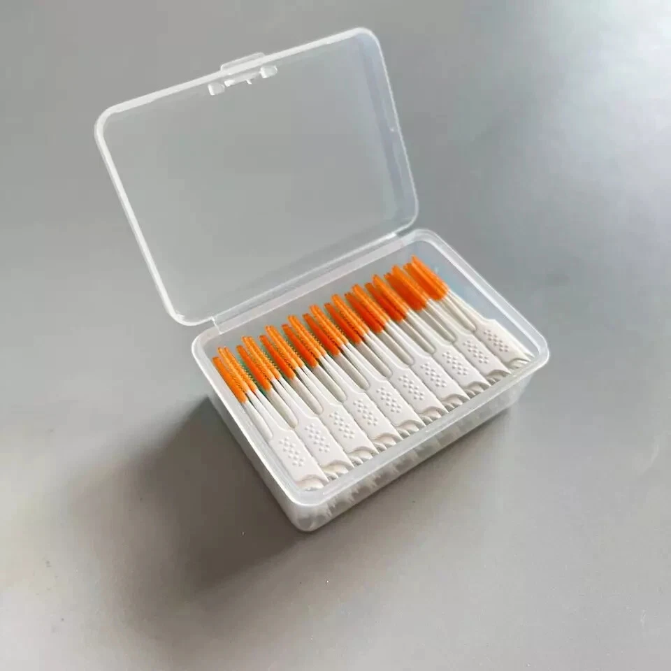 40Pcs/Box Dental Care Floss, Tooth Picks ,Interdental Sticks,Clean Brush - Image 1 of 4