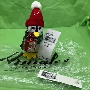 Annalee Pinguin 5 Zoll Puppe mit Eiswürfel Geschenk 2007 #808307 - Bild 1 von 10