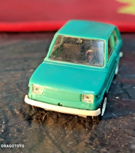 VINTAGE FIAT 126p TOY CAR ESTETYKA 1/43 SMALL PLASTIC MODEL POLAND ZABAVKA RARE  - Picture 1 of 24