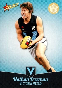 2013 St Kilda Saints AFL Select Future Force Rookie Card - Nathan Freeman - Bild 1 von 3