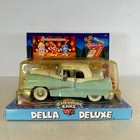 Chevron Techron Cars Della Deluxe Two-Tone Blue White Convertible 2001 in Box