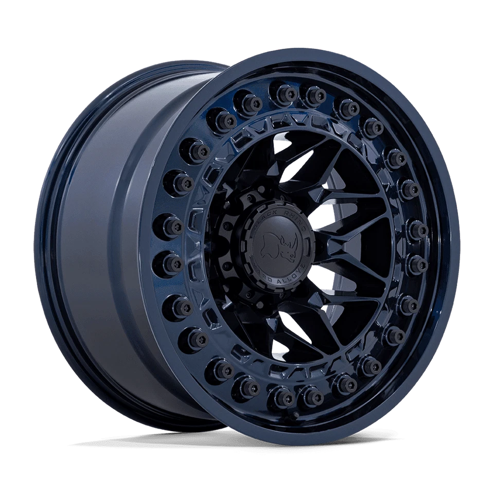 17 Inch Wheel Rim Chevy Silverado 1500 GMC Sierra Black Rhino 17x9 -12mm 6 Lug - Image 1 of 1