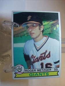 Tarjeta de béisbol 1979 Topps #167 Roger Metzger DP (89411) - Imagen 1 de 2