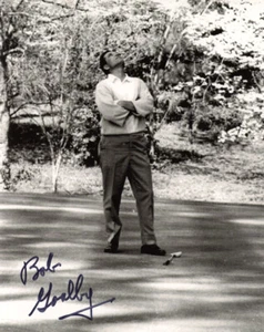 BOB GOALBY SIGNED AUTOGRAPHED 8x10 PHOTO CELEBRATED MASTERS LEGEND BECKETT BAS - Picture 1 of 2
