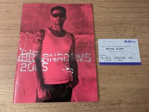 Bryan Adams - UK Tour - 2005 - Souvenir Programme &Ticket Stub - Foto 1 di 7