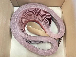 100 new 3M 947A CUBITRON II (1" x 60") 60 Grit SINGLEFLEX FILM-LOK Sanding Belts - Picture 1 of 2