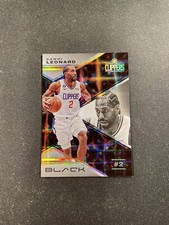 2022-23 Panini Black Kawhi Leonard Holo Gold SSP /5 Clippers