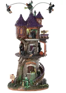 Lemax WITCHES TOWER  Spooky Town Halloween Village Sights & Sounds - Picture 1 of 5